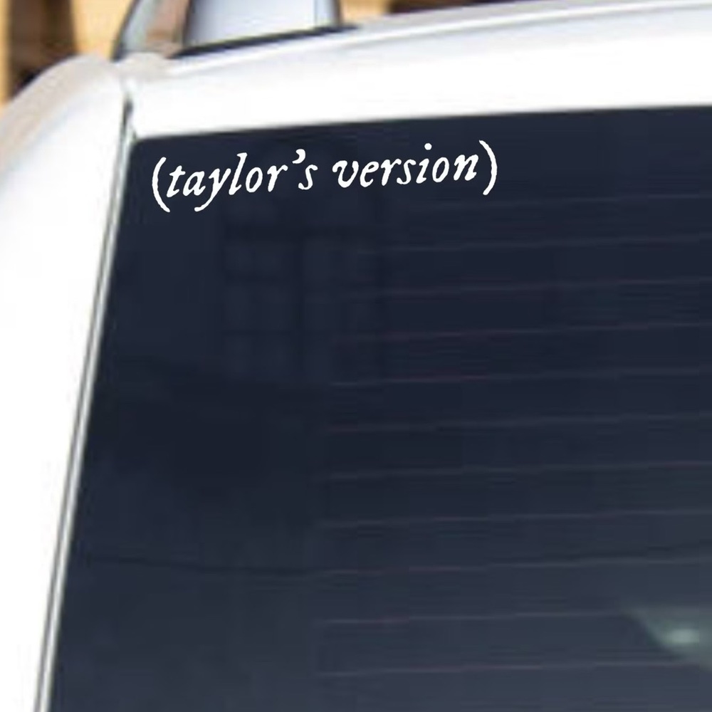Taylor Swift Taylor’s Version Car Sticker